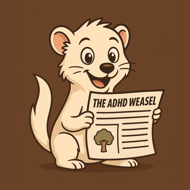 The ADHD Weasel logo