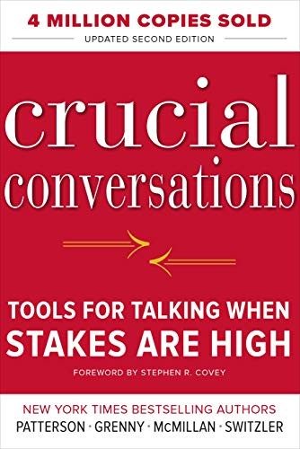 Cover of Crucial Conversations by Kerry Patterson and others
